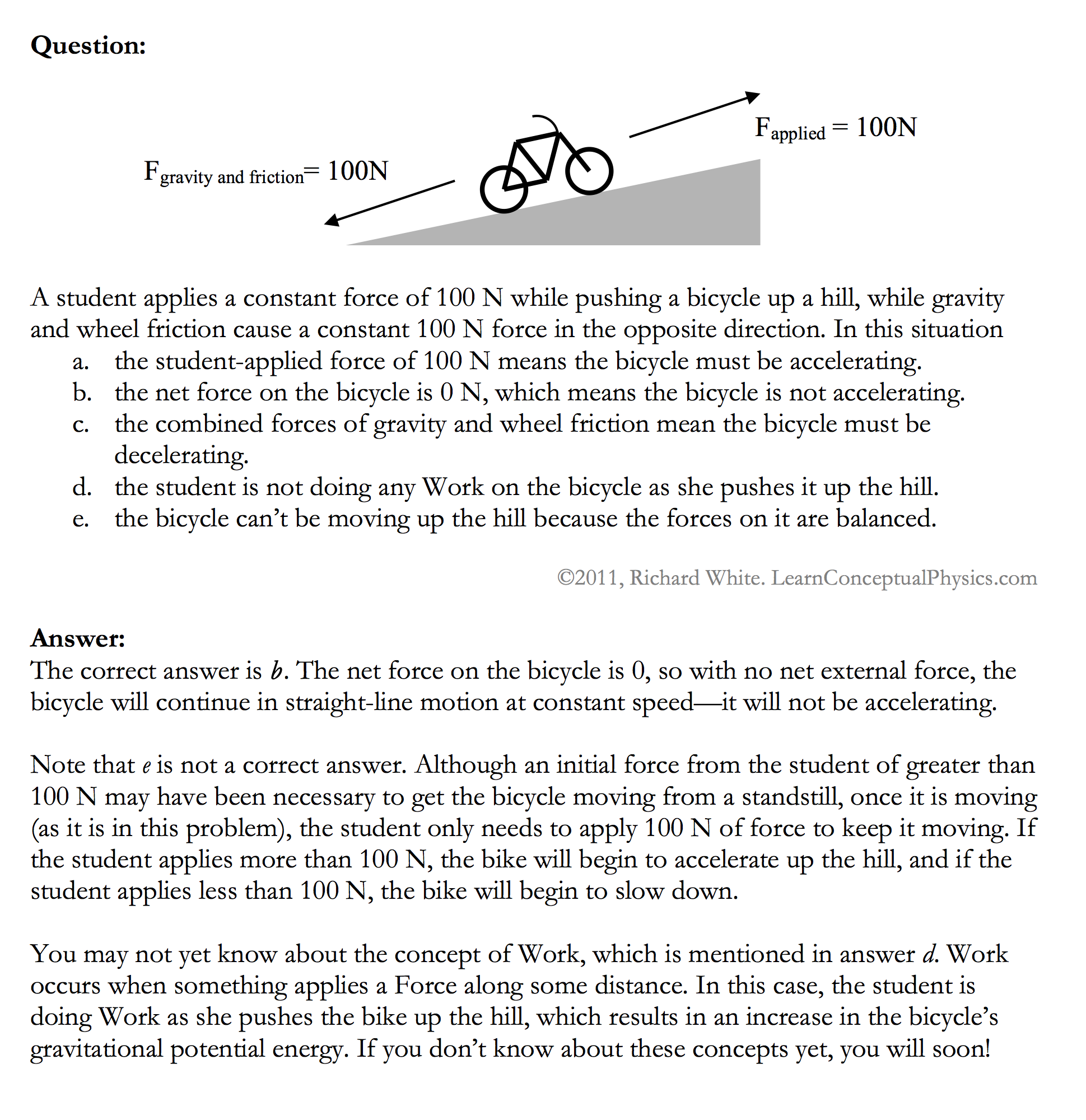 problem solving in conceptual physics answers